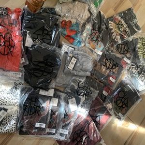 WHOLESALE LOT Chaser + Good hYOUman Tops Bottoms Sweatshirts Tees NWT